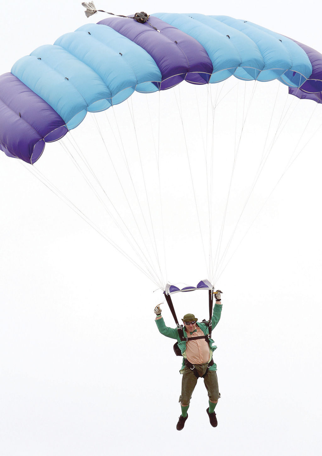 Skydiving leprechauns